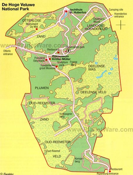 De-hoge-veluwe-national-park-map