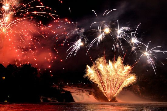 Rheinfall-Firework